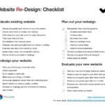 Website Redesign Checklist